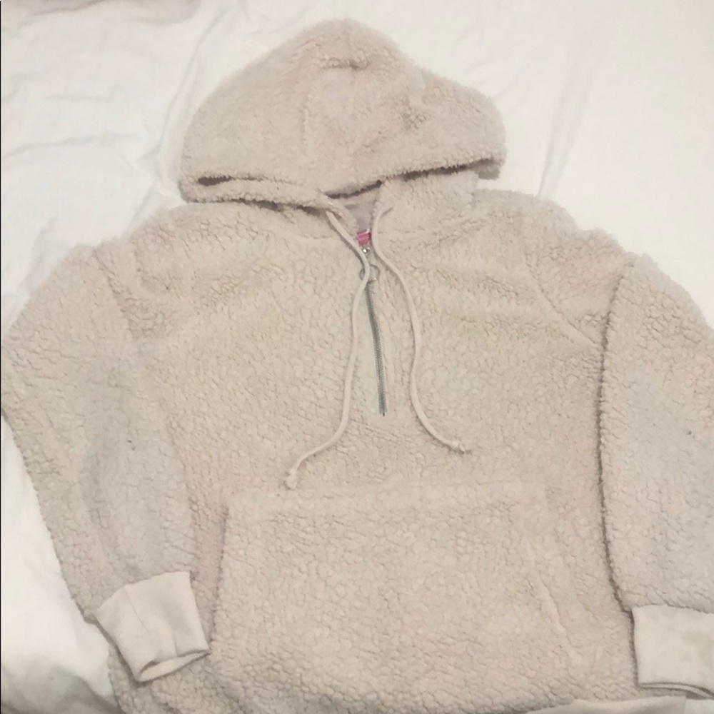 fluffy sweatshirt